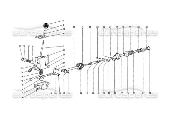 a part diagram from the Ferrari 208 parts catalogue