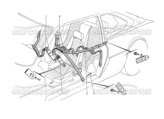 a part diagram from the Ferrari 208 parts catalogue