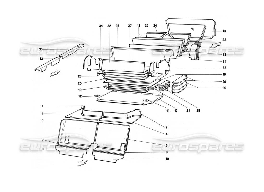 Part diagram containing part number 60969200