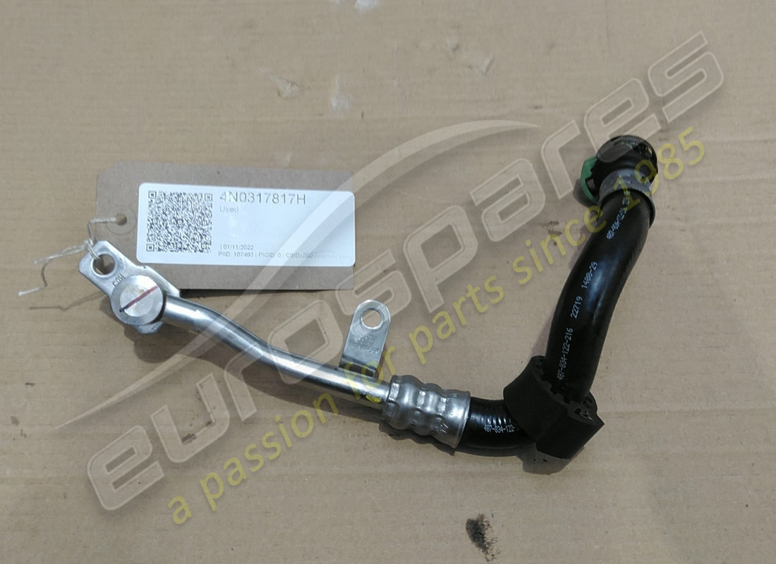 USED Lamborghini OIL LINE . PART NUMBER 4N0317817H (1)