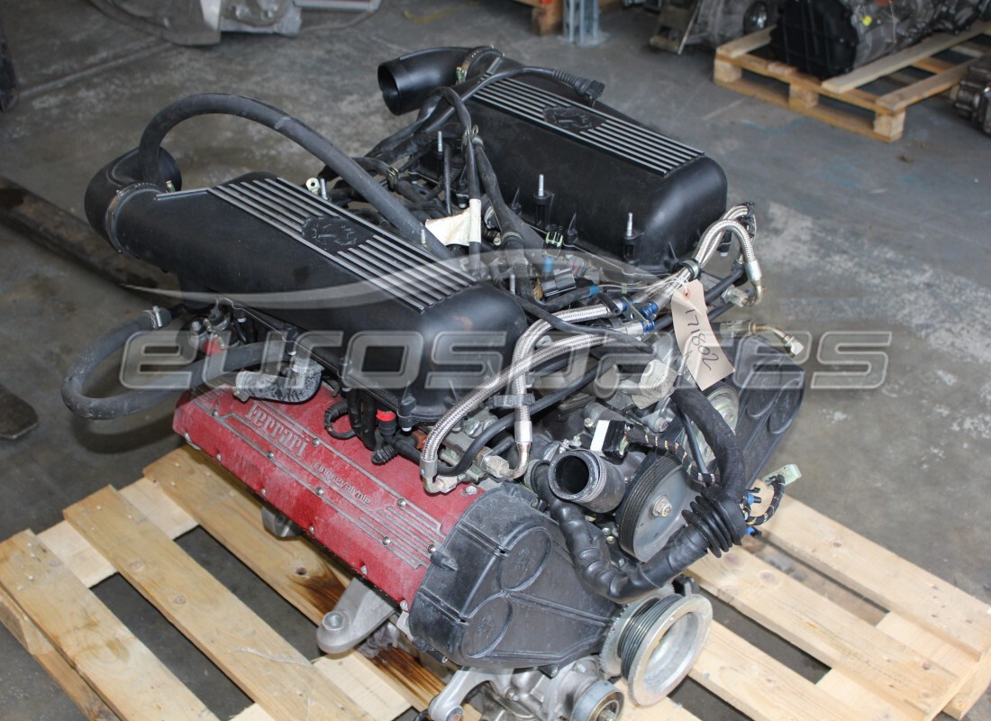 USED Ferrari F355 ENGINE 5.2M. PART NUMBER 171802 (1)