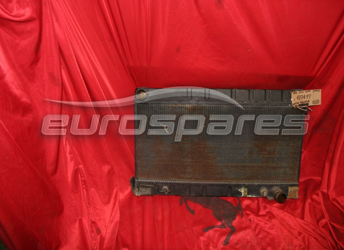 USED Ferrari WATER RADIATOR . PART NUMBER 107497 (1)