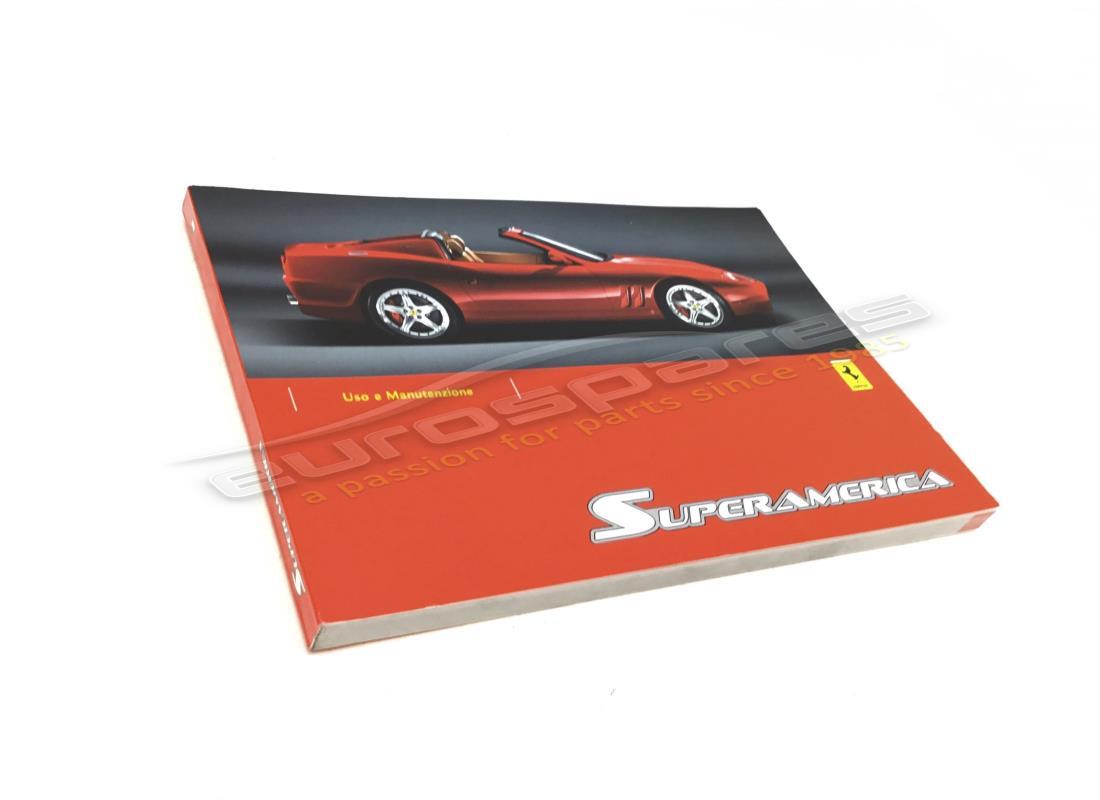 NEW Ferrari INSTRUCTION BOOK -ITALIAN-. PART NUMBER 69319700 (1)