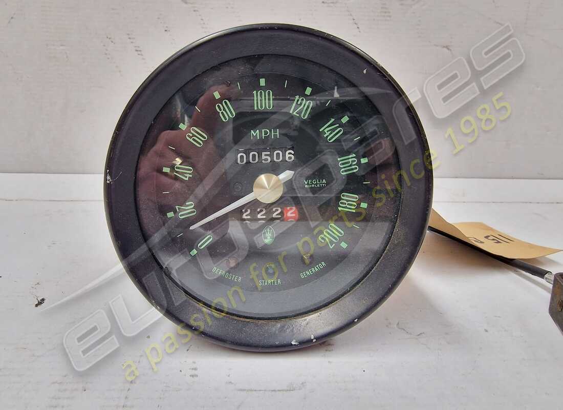 USED Maserati SPEEDOMETER MPH . PART NUMBER 115BC65212 (1)