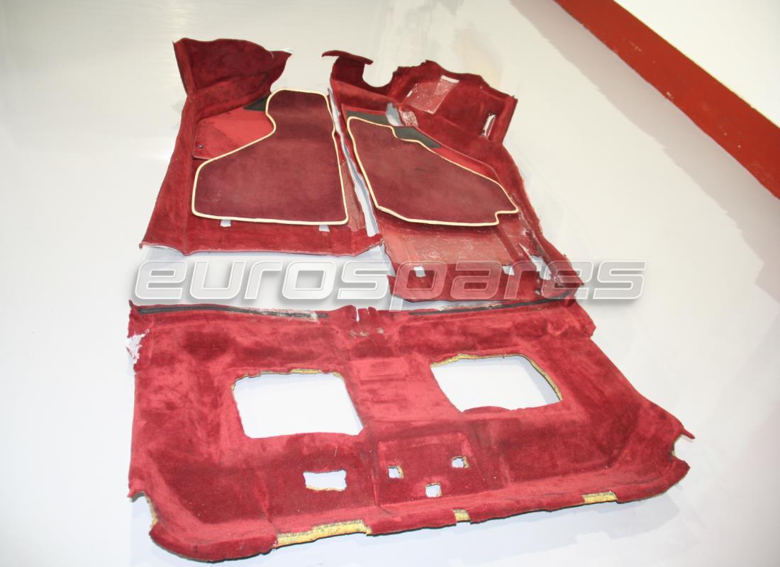 USED Ferrari BURGUNDY CARPET SET . PART NUMBER 63348039 (1)