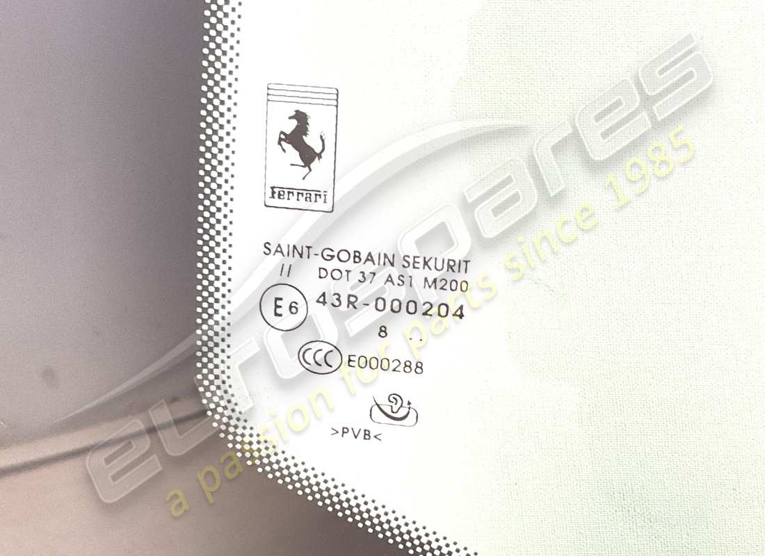 NEW Ferrari WINDSCREEN. PART NUMBER 809205 (2)