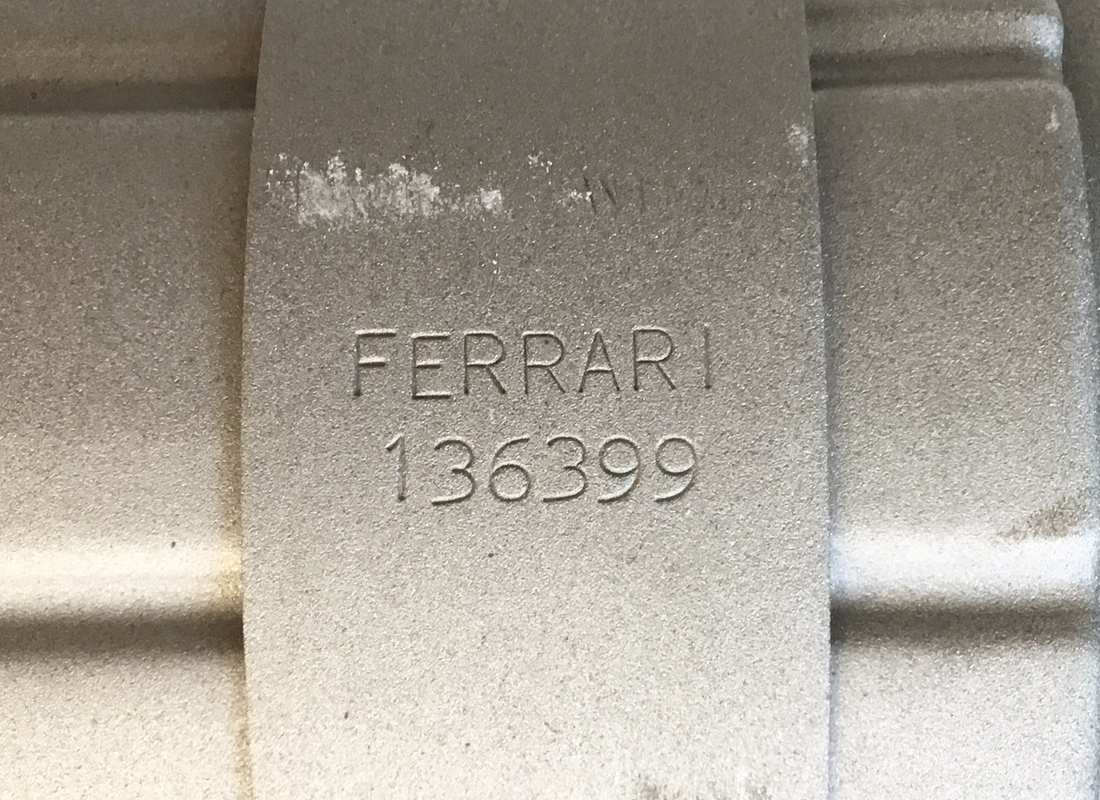 NEW Ferrari EXHAUST SILENCER NON CAT. PART NUMBER 136399 (6)