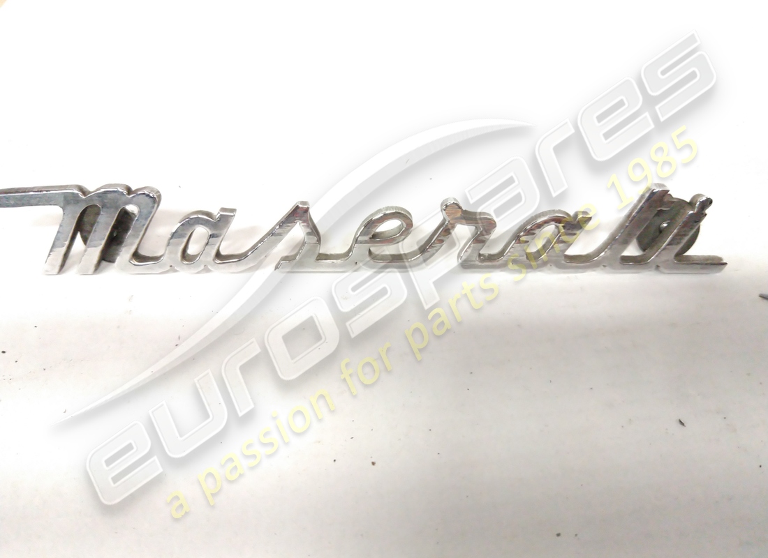 USED Maserati Maserati CHROME SCRIPT. PART NUMBER 107BV57591 (1)
