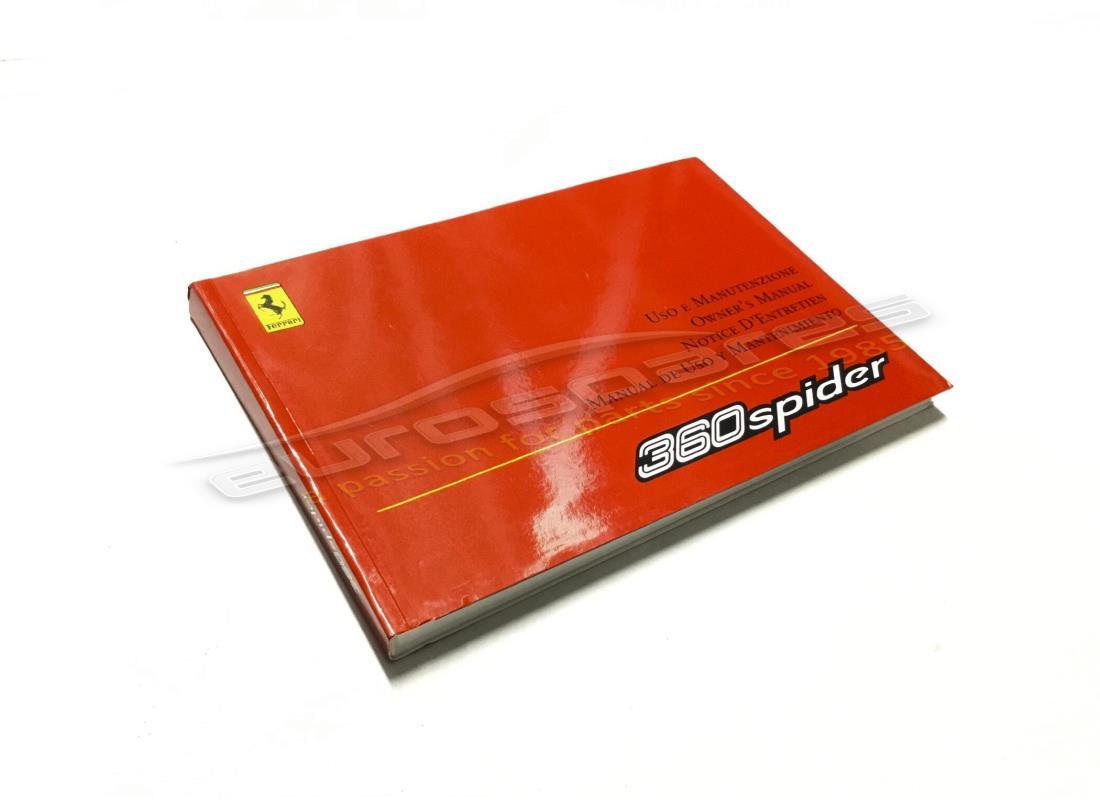 NEW Ferrari OWNER MANUAL. PART NUMBER 67253500 (1)