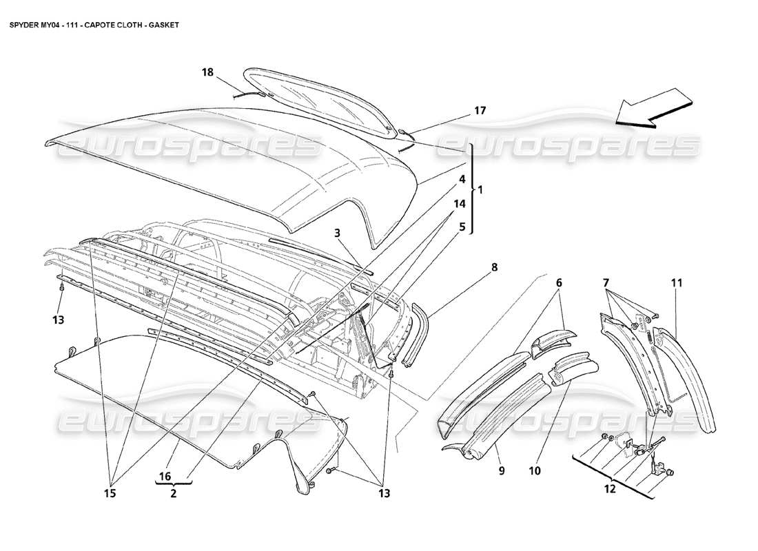 part diagram containing part number 197697
