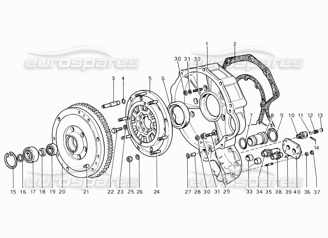 a part diagram from the ferrari 206 parts catalogue