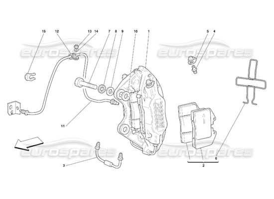 a part diagram from the ferrari 456 parts catalogue