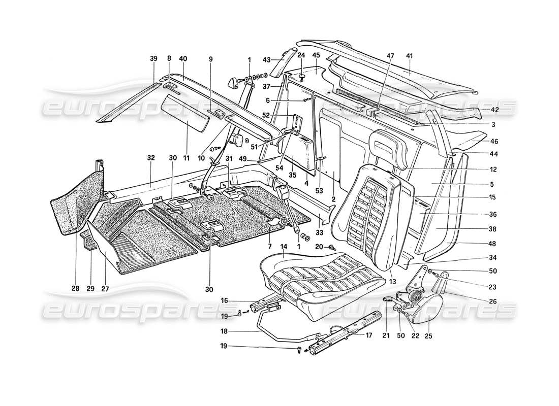 part diagram containing part number 61709200