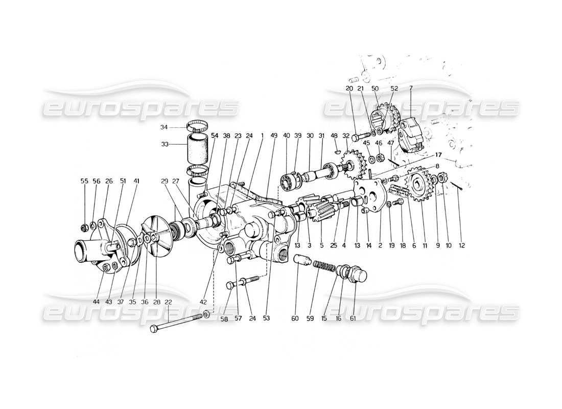 a part diagram from the ferrari 400 parts catalogue