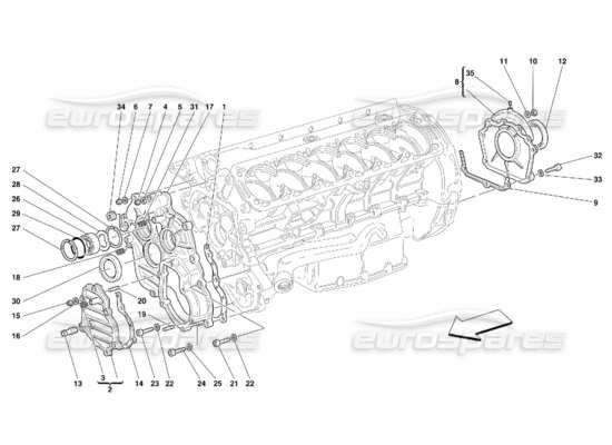 a part diagram from the ferrari 456 parts catalogue