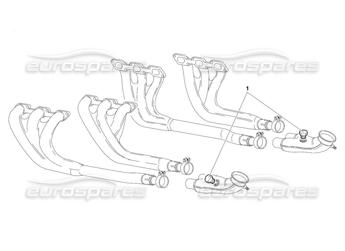 a part diagram from the Lamborghini Diablo VT (1994) parts catalogue