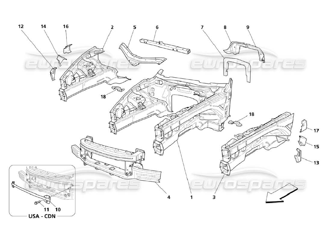 part diagram containing part number 67999700