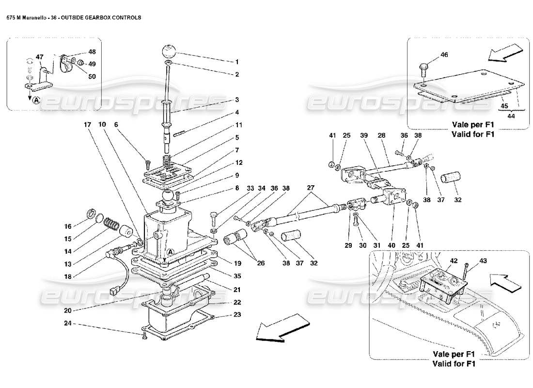 a part diagram from the ferrari 575 parts catalogue