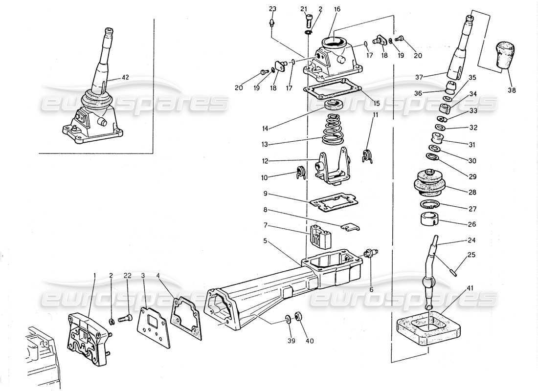 a part diagram from the maserati 2.24v parts catalogue