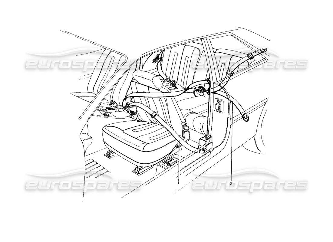 a part diagram from the ferrari 400 parts catalogue