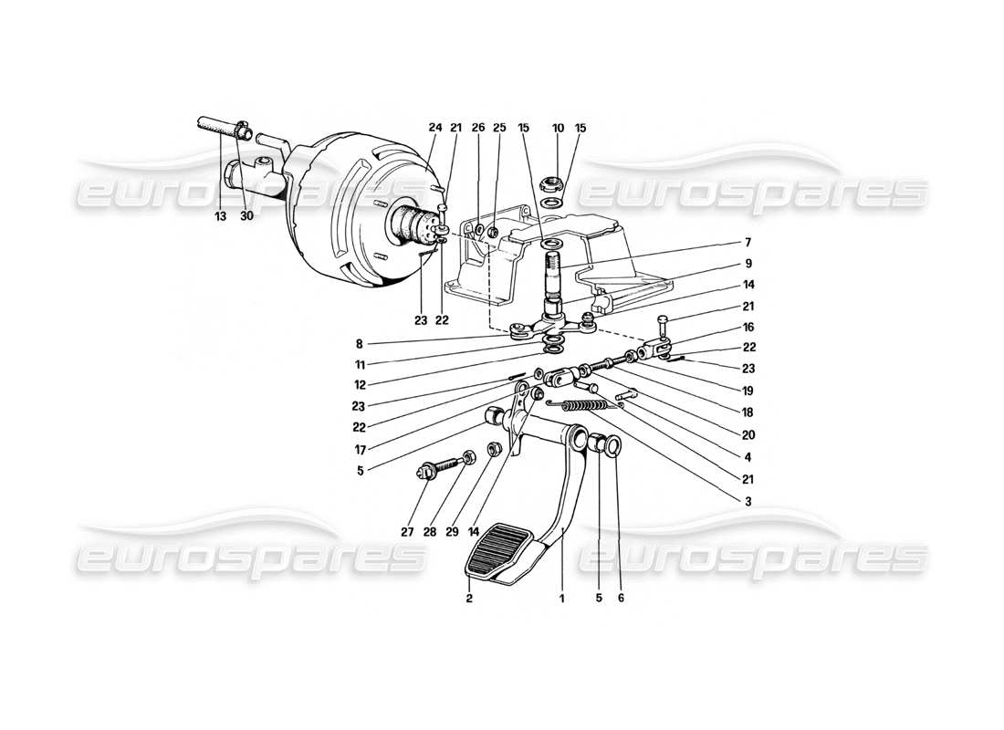 a part diagram from the ferrari 512 parts catalogue