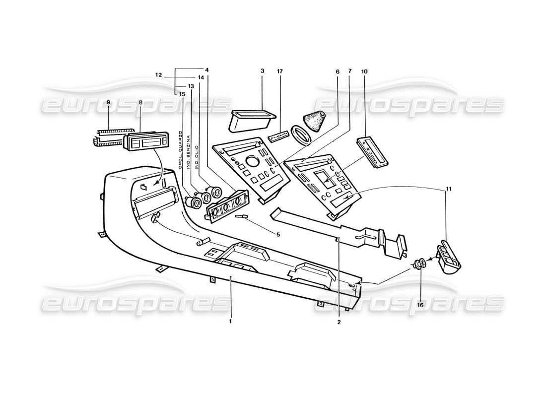 a part diagram from the ferrari 400 parts catalogue