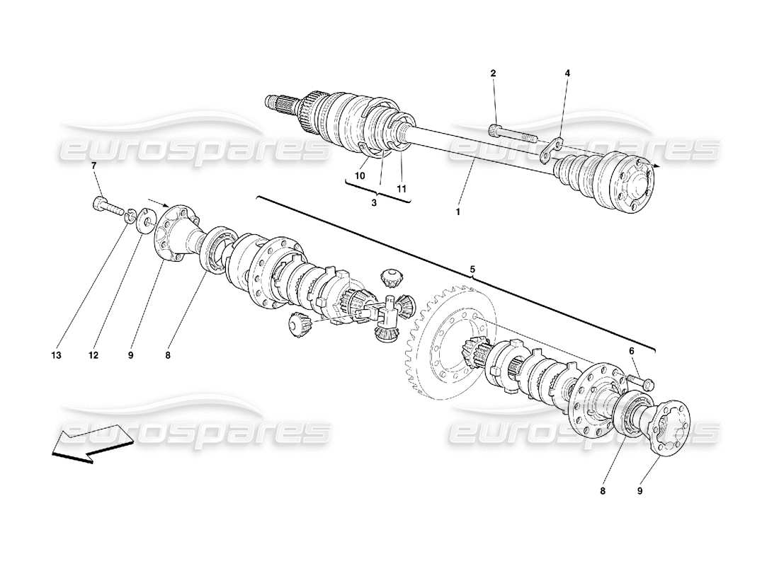 a part diagram from the Ferrari 456 GT/GTA parts catalogue