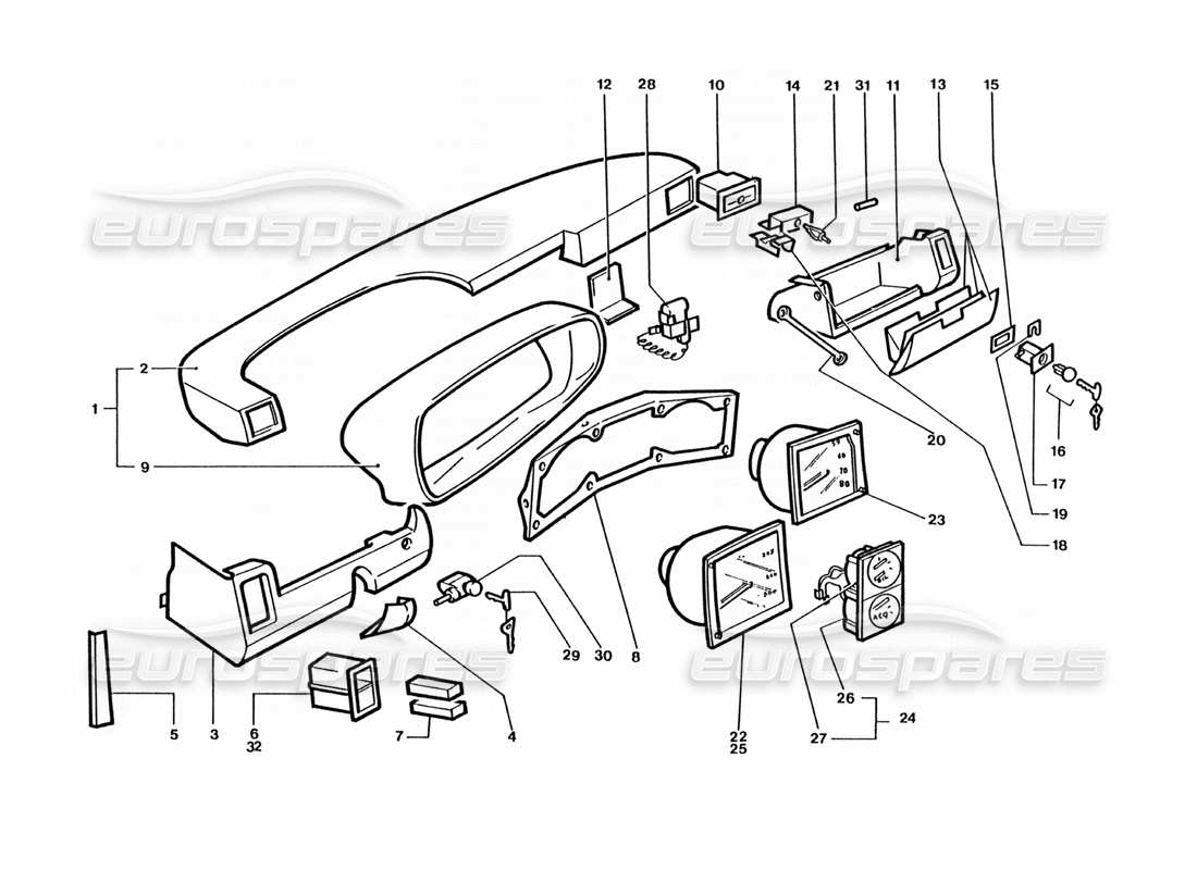 a part diagram from the ferrari 400 parts catalogue