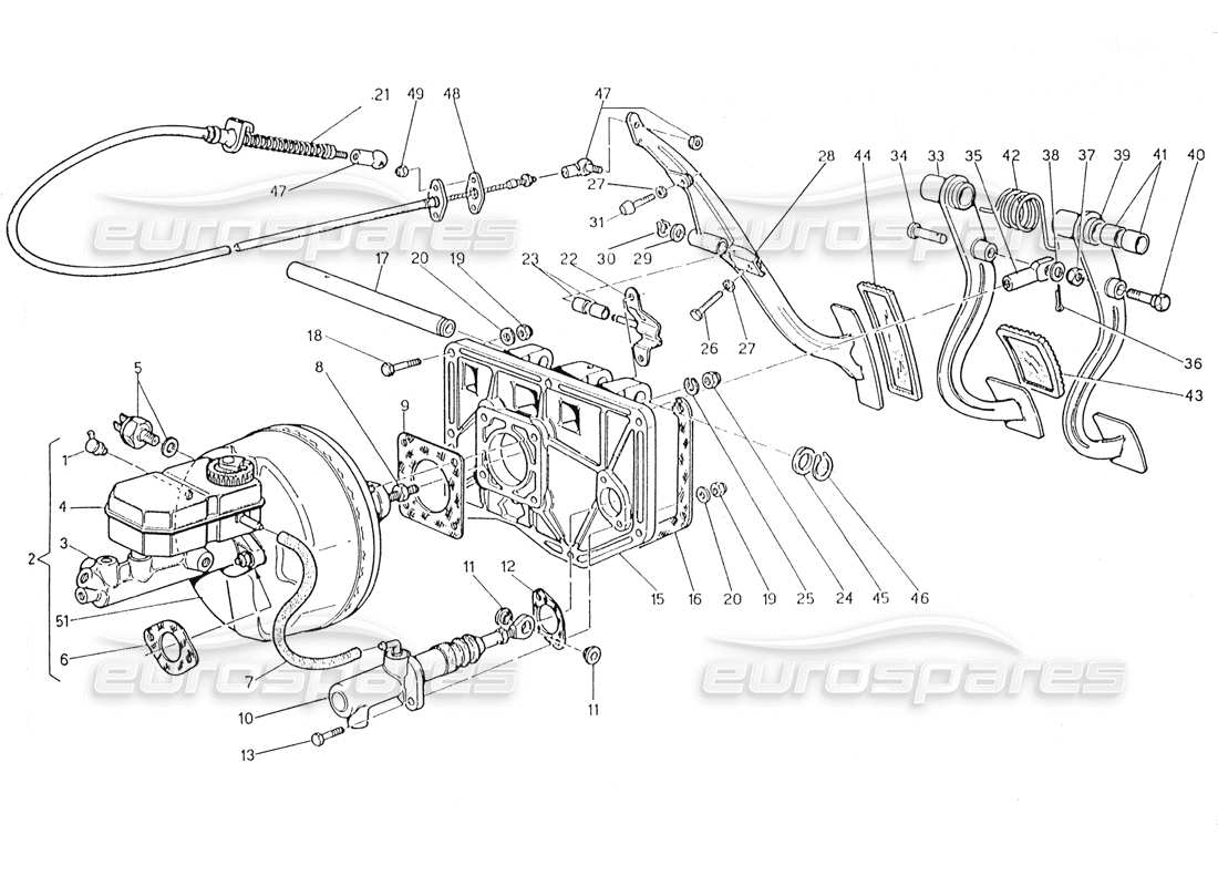 a part diagram from the maserati biturbo (1983-1995) parts catalogue