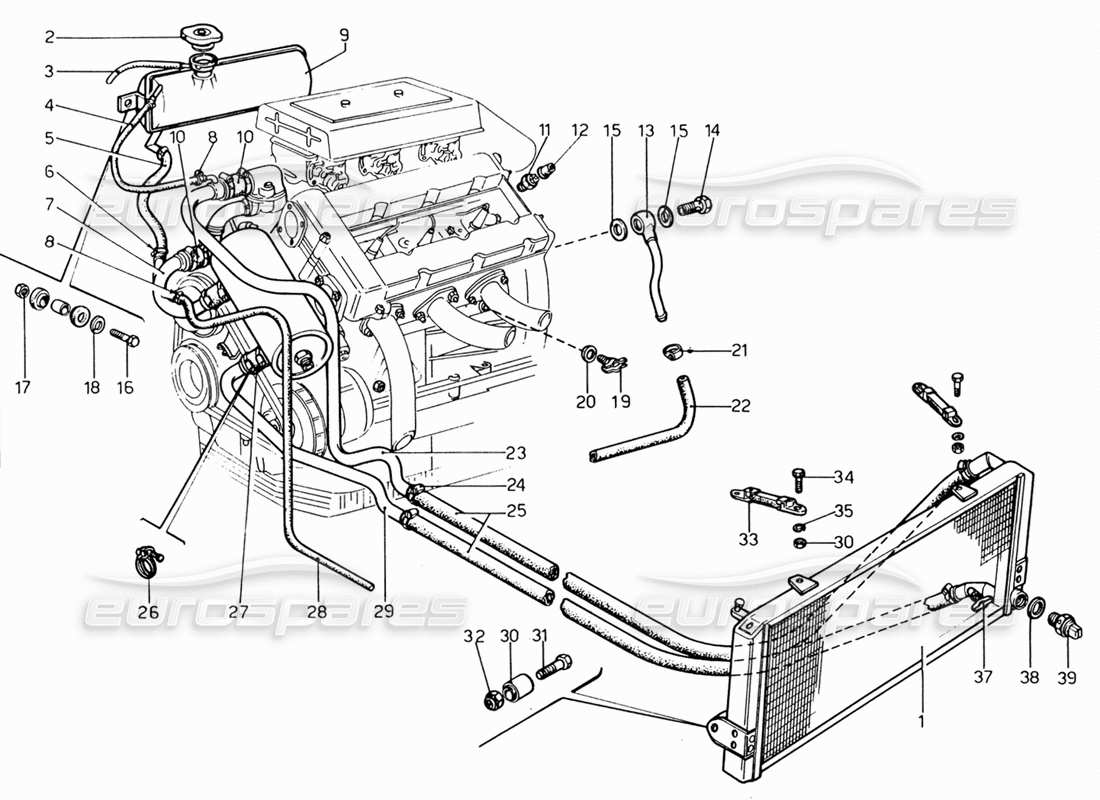 a part diagram from the ferrari 206 parts catalogue