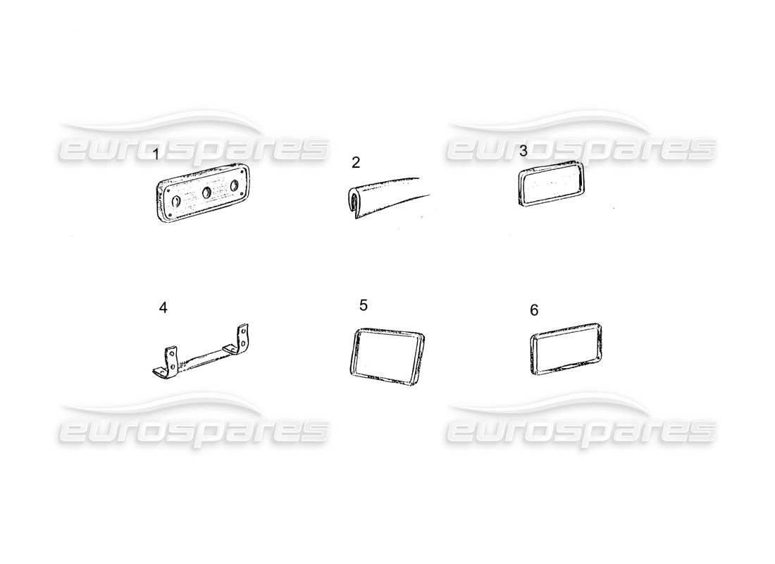 VIEW PARTS DIAGRAMS FROM THE FERRARI 250 PARTS CATALOGUE a part diagram from the ferrari 250 parts catalogue