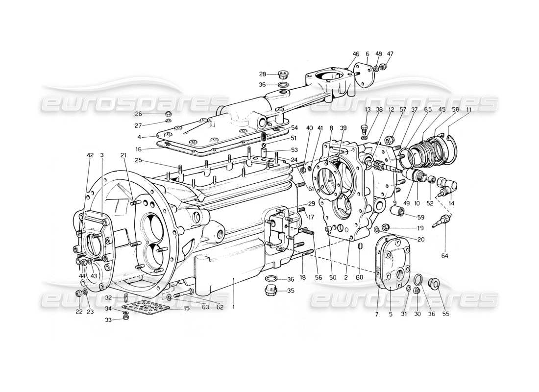 a part diagram from the ferrari 400 parts catalogue