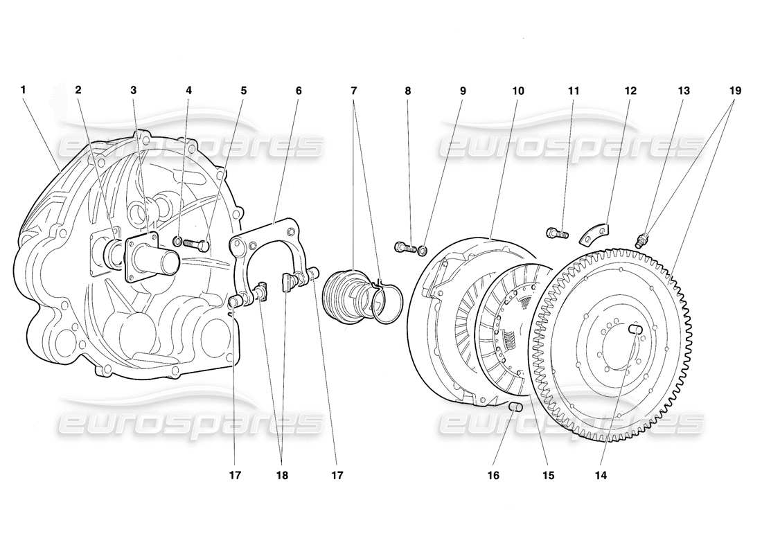 VIEW PARTS DIAGRAMS FROM THE LAMBORGHINI DIABLO PARTS CATALOGUE a part diagram from the lamborghini diablo parts catalogue