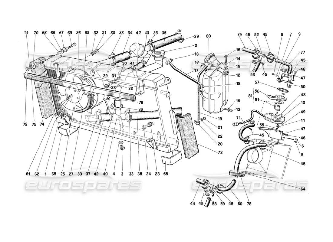 VIEW PARTS DIAGRAMS FROM THE FERRARI 412 PARTS CATALOGUE a part diagram from the ferrari 412 parts catalogue
