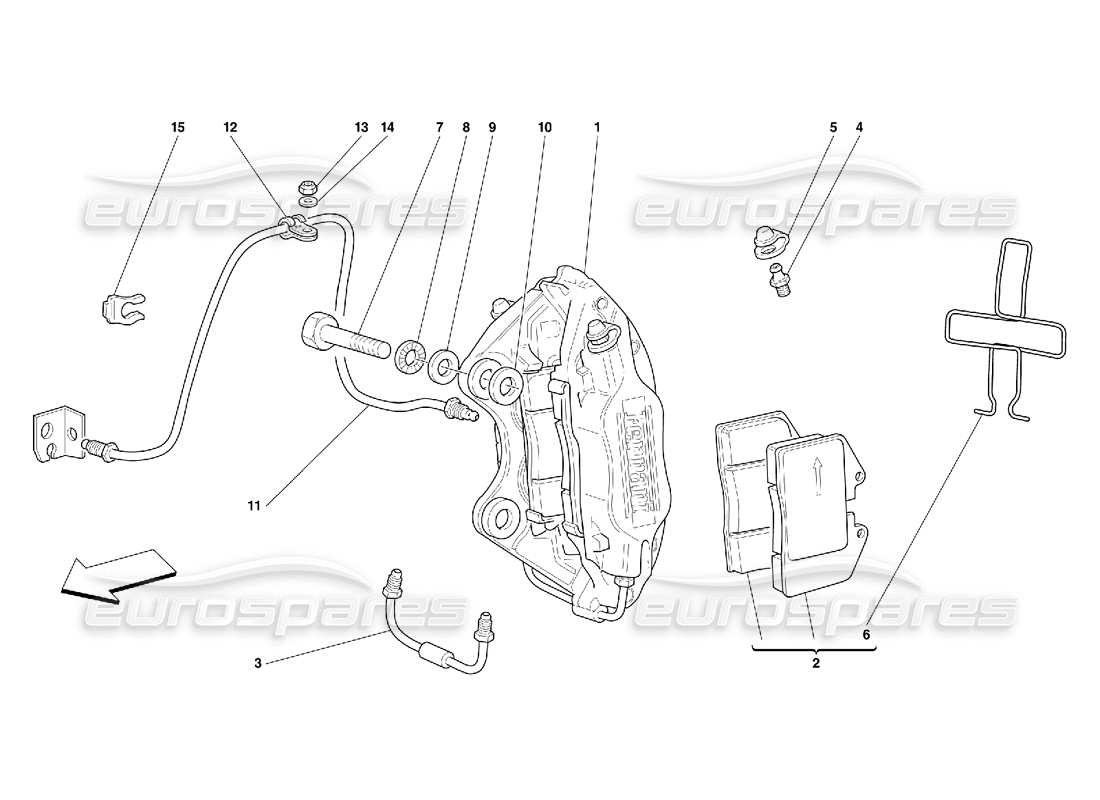 a part diagram from the Ferrari 456 GT/GTA parts catalogue