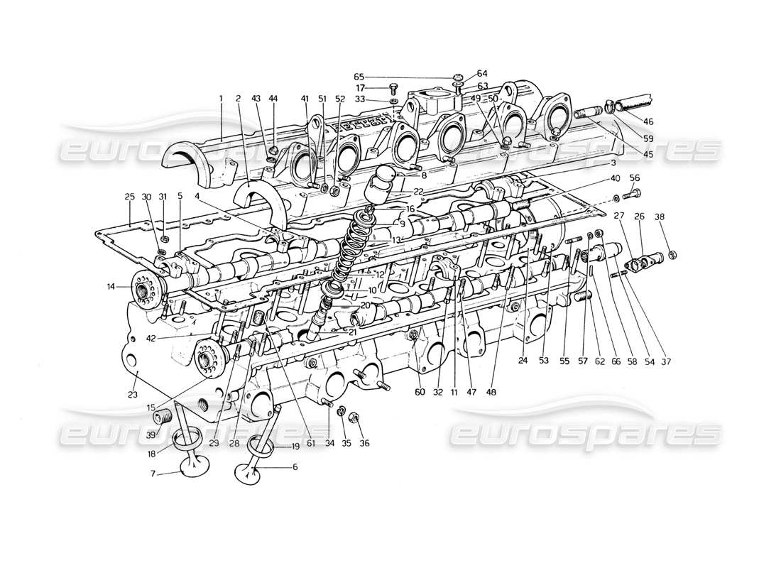 a part diagram from the ferrari 400 parts catalogue