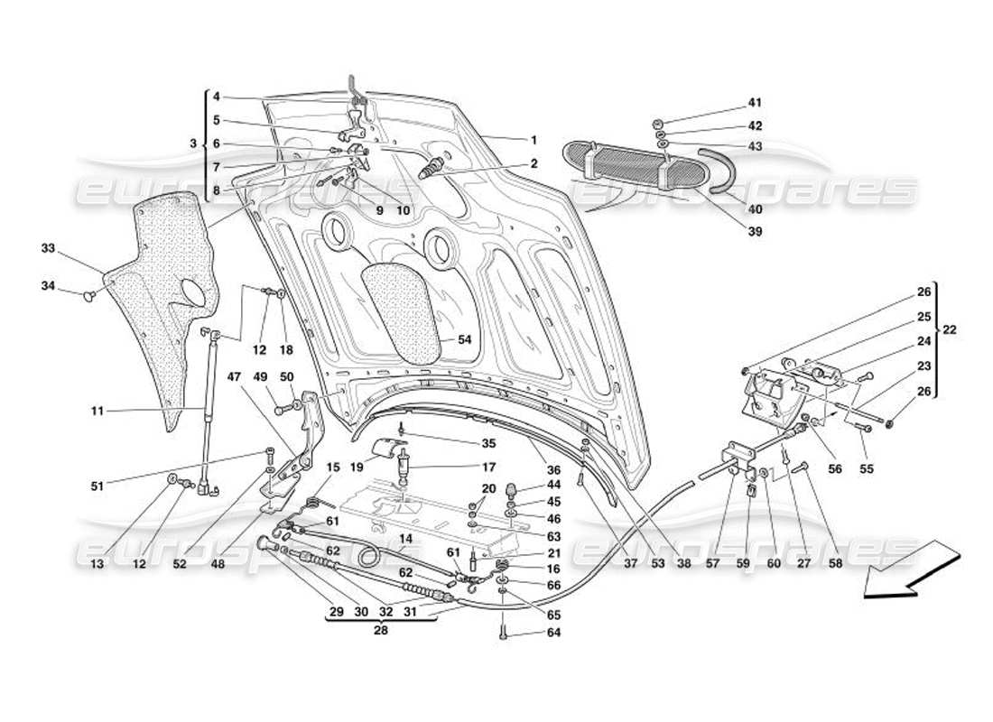 part diagram containing part number 68707800