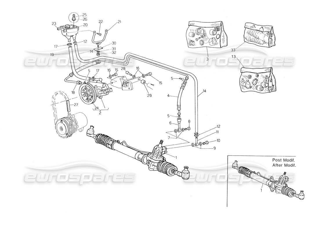 a part diagram from the maserati biturbo (1983-1995) parts catalogue