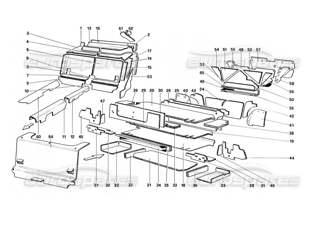 part diagram containing part number 61984500