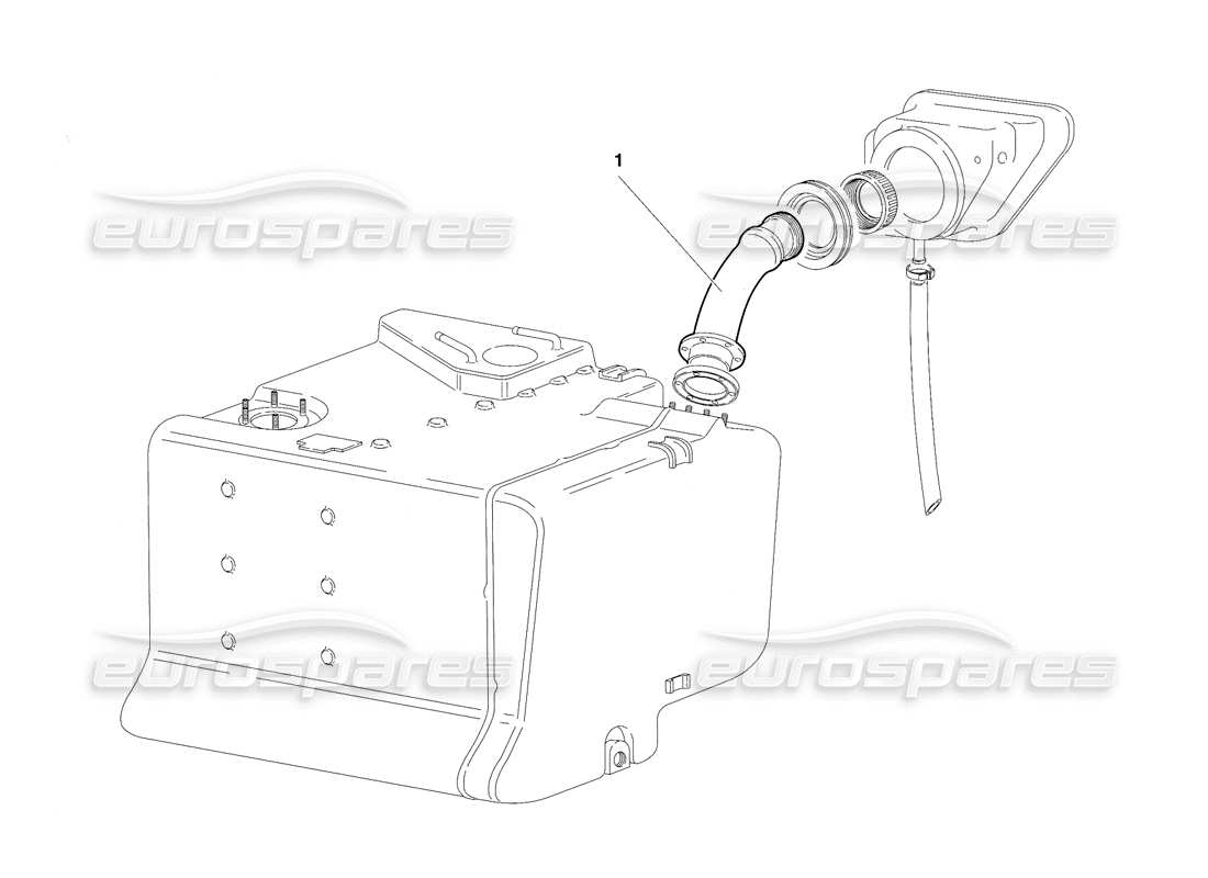 a part diagram from the Lamborghini Diablo VT (1994) parts catalogue
