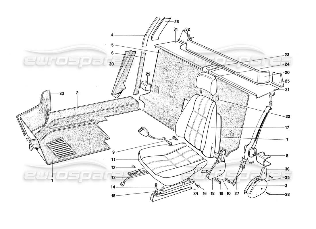 part diagram containing part number 60997800
