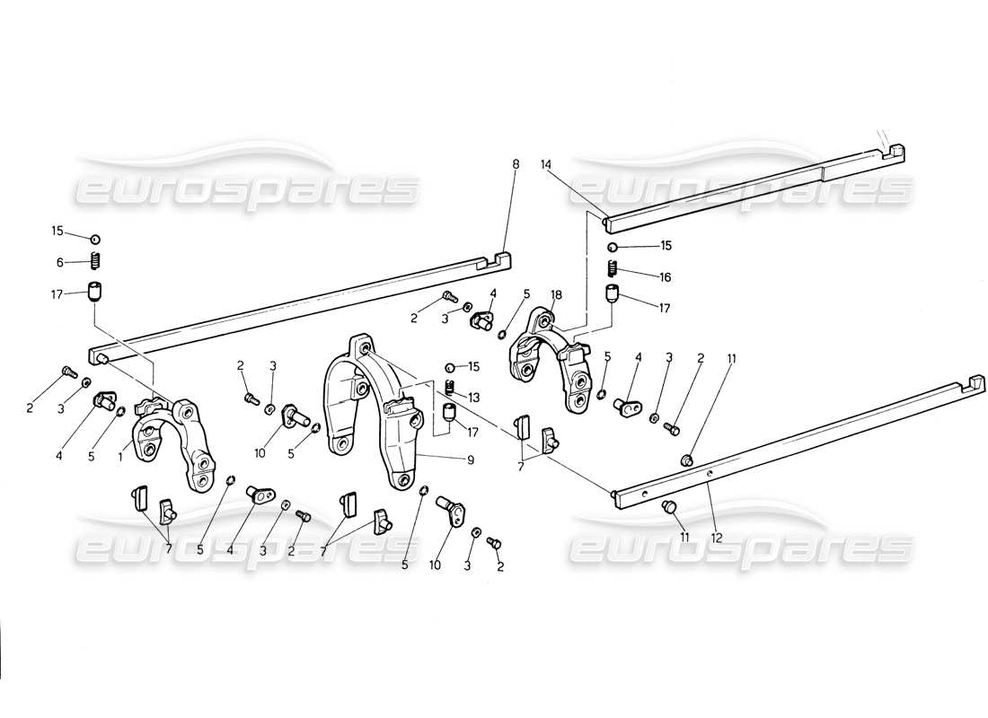a part diagram from the maserati biturbo (1983-1995) parts catalogue
