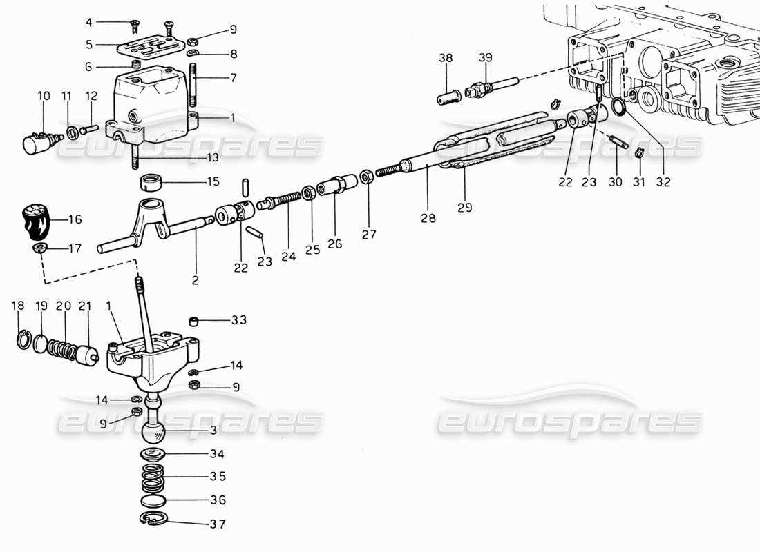 a part diagram from the ferrari 206 parts catalogue