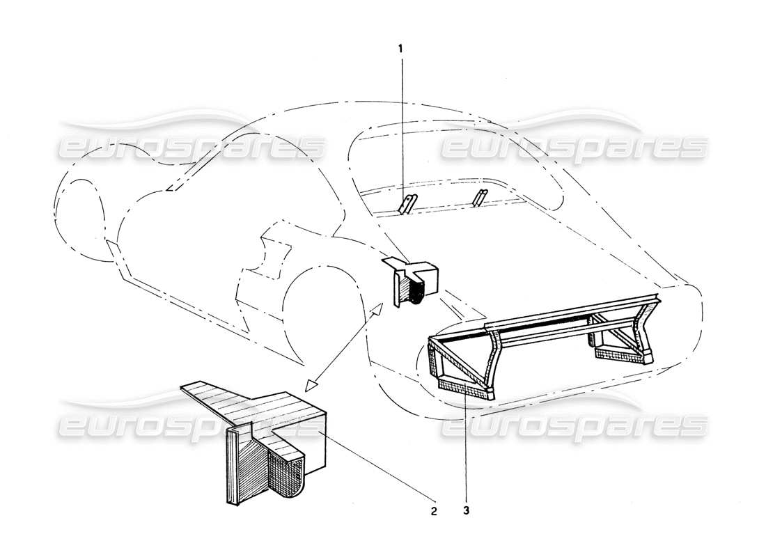 a part diagram from the ferrari 206 parts catalogue