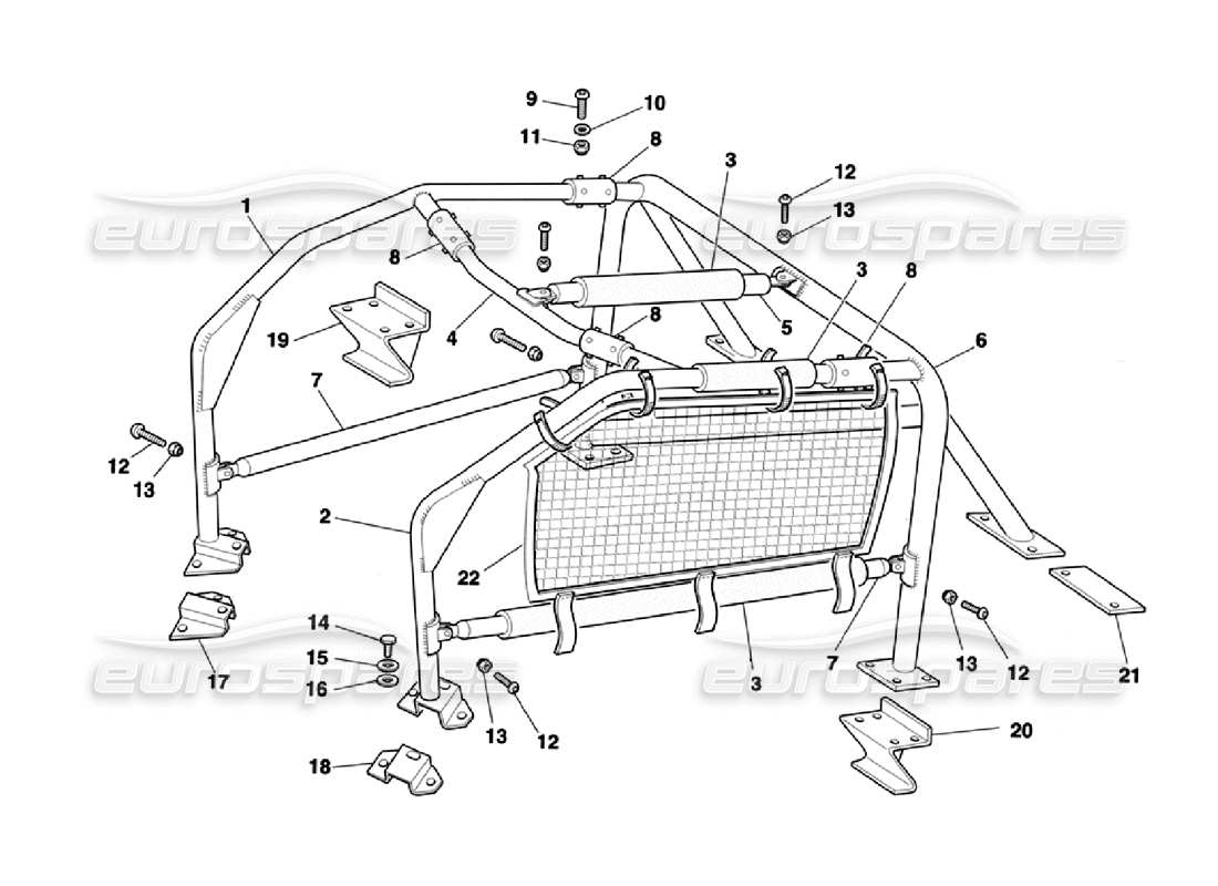a part diagram from the Ferrari 355 Challenge (1996) parts catalogue