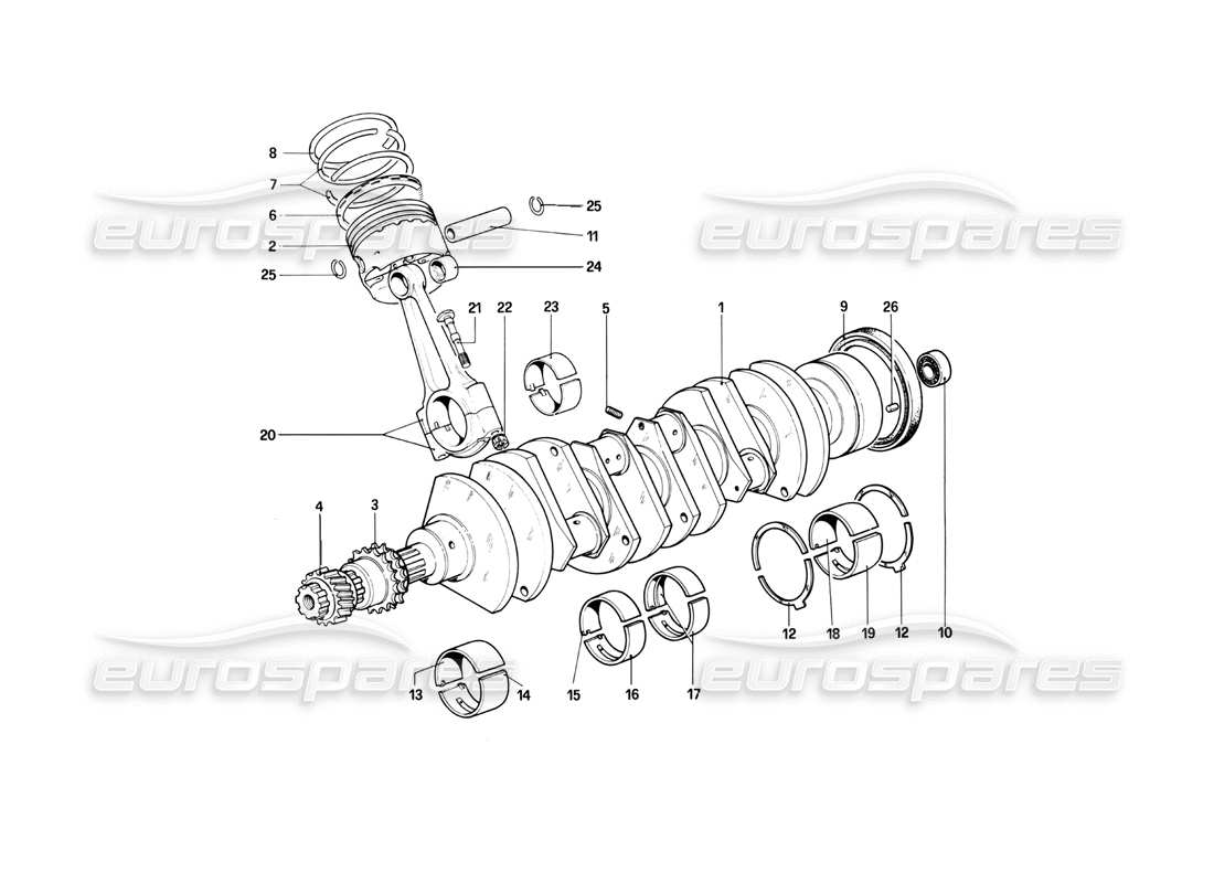 a part diagram from the ferrari 400 parts catalogue