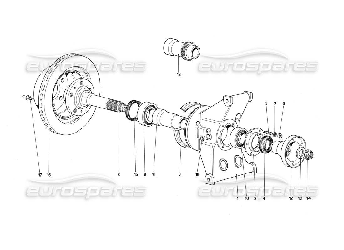VIEW PARTS DIAGRAMS FROM THE FERRARI 412 PARTS CATALOGUE a part diagram from the ferrari 412 parts catalogue