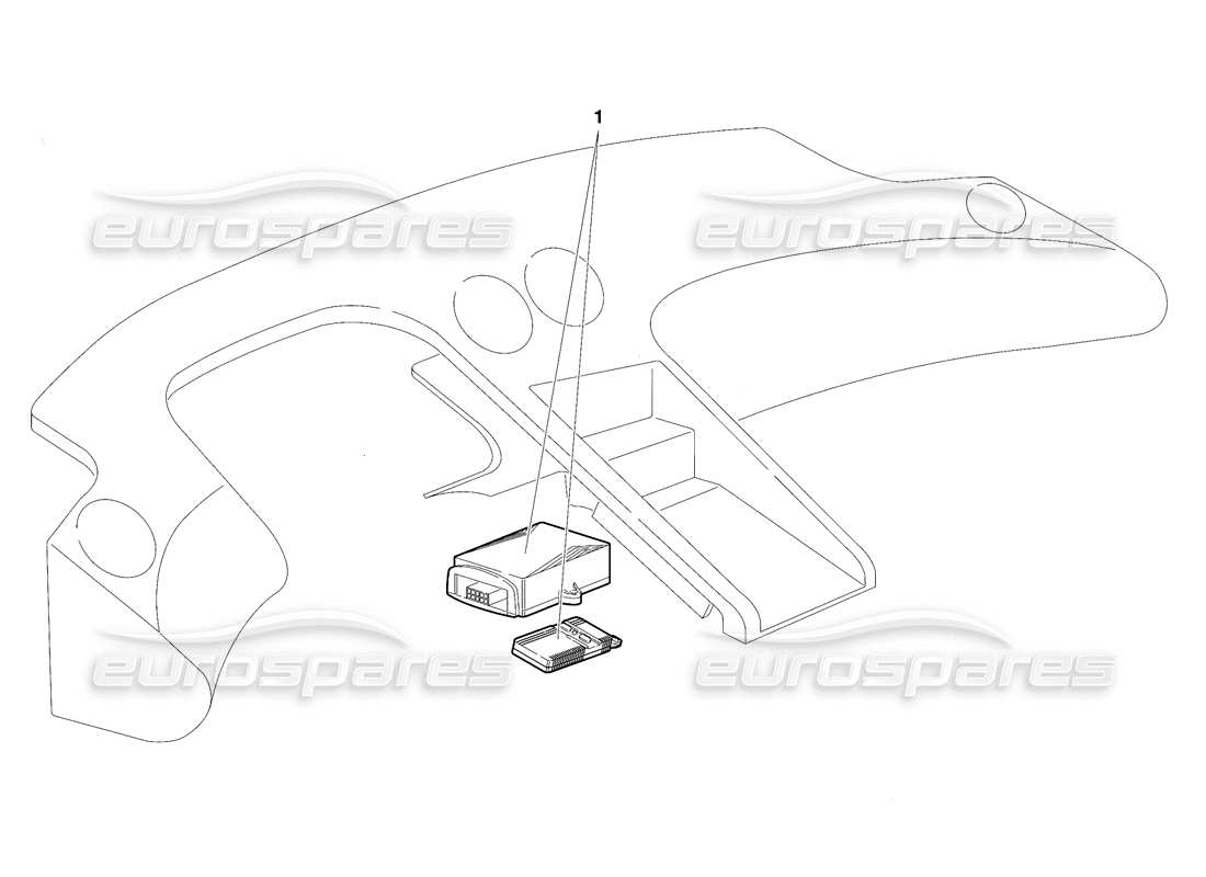 a part diagram from the lamborghini diablo vt (1994) parts catalogue