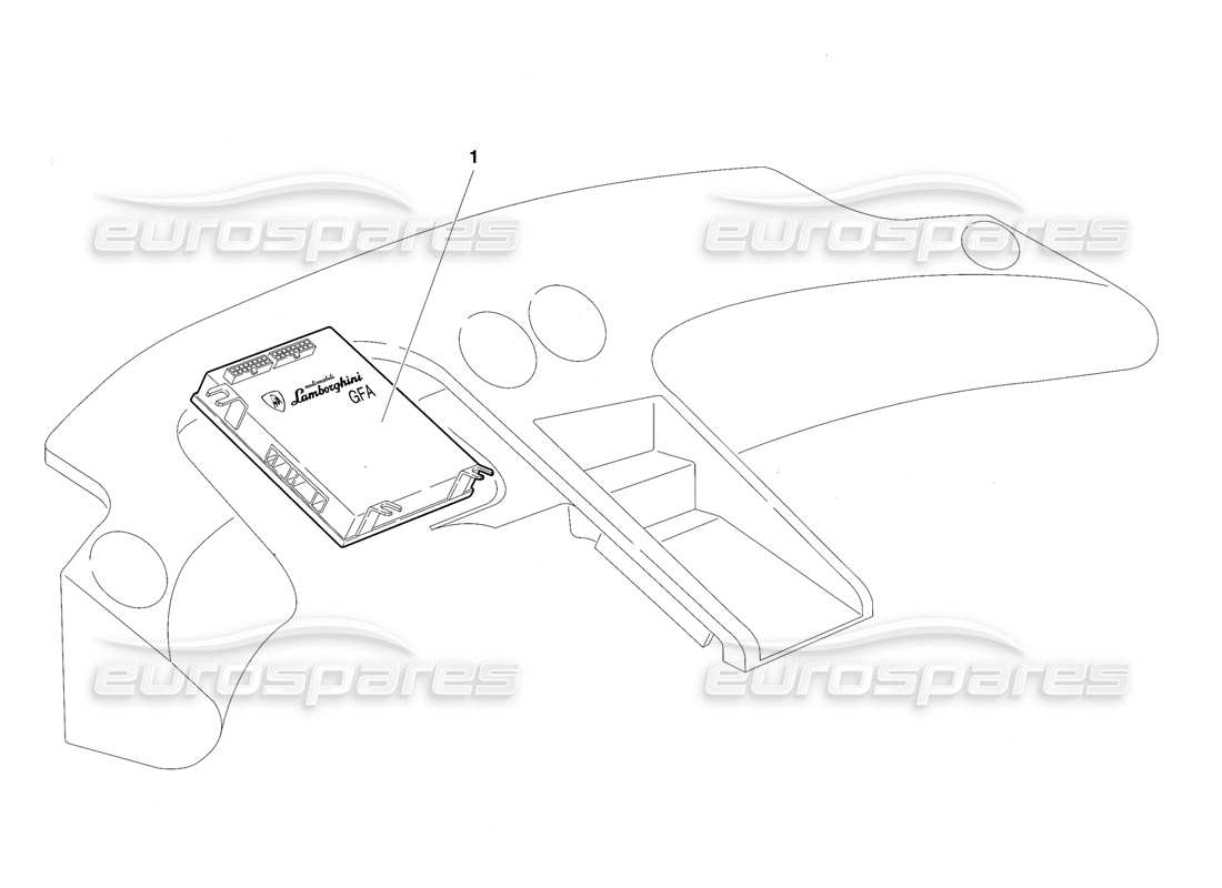 a part diagram from the lamborghini diablo parts catalogue