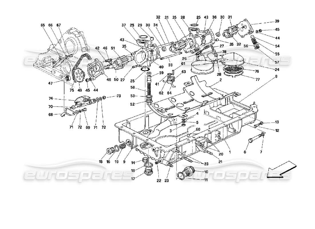 part diagram containing part number 13540821